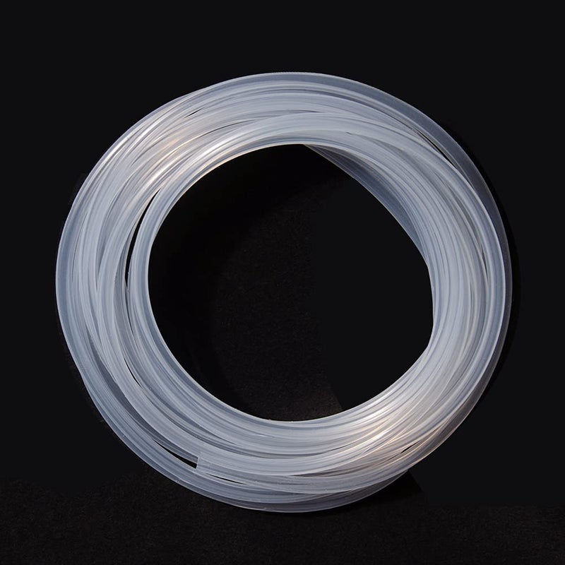 Feelers 5/16" ID x 1/2" OD Silicone Tubing Food Grade Pure Silicon Tube High Temp Home Brewing Winemaking Silicone Hose Tubing, 26.25ft Length - Image 1